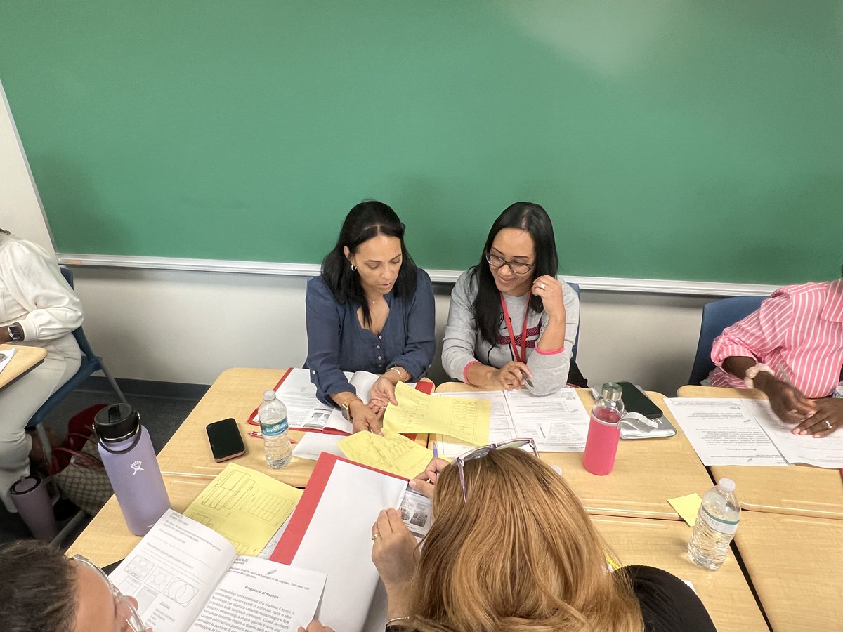 martinezch11's tweet photo. FY26 Strategies for Language Learning Success Professional Development in full swing across multiple content areas and grade levels! These research based high impact strategies for ELLs benefits ALL students because it’s just best practices done with intentionality! #VisualLearning  #ELLs #ProfessionalDevelopment #Literacy #STEM #ELA  👏🏼  @pbcsd @centralPBCSD