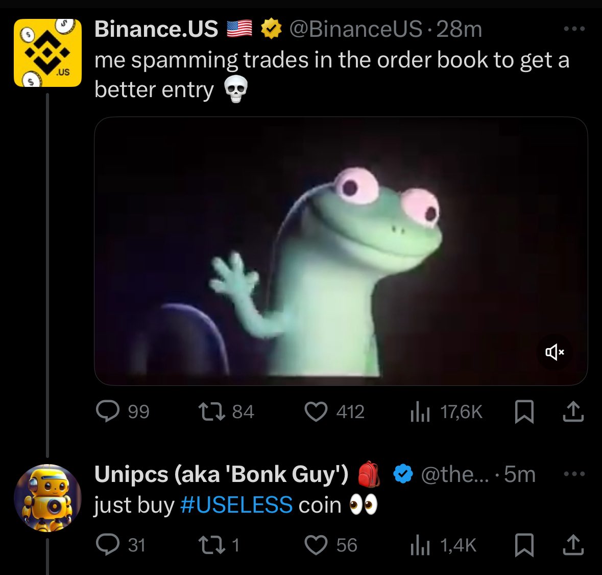 ohbrox's tweet image. Does @theunipcs know there is a lizard coin on Bonk at $7M marketcap?