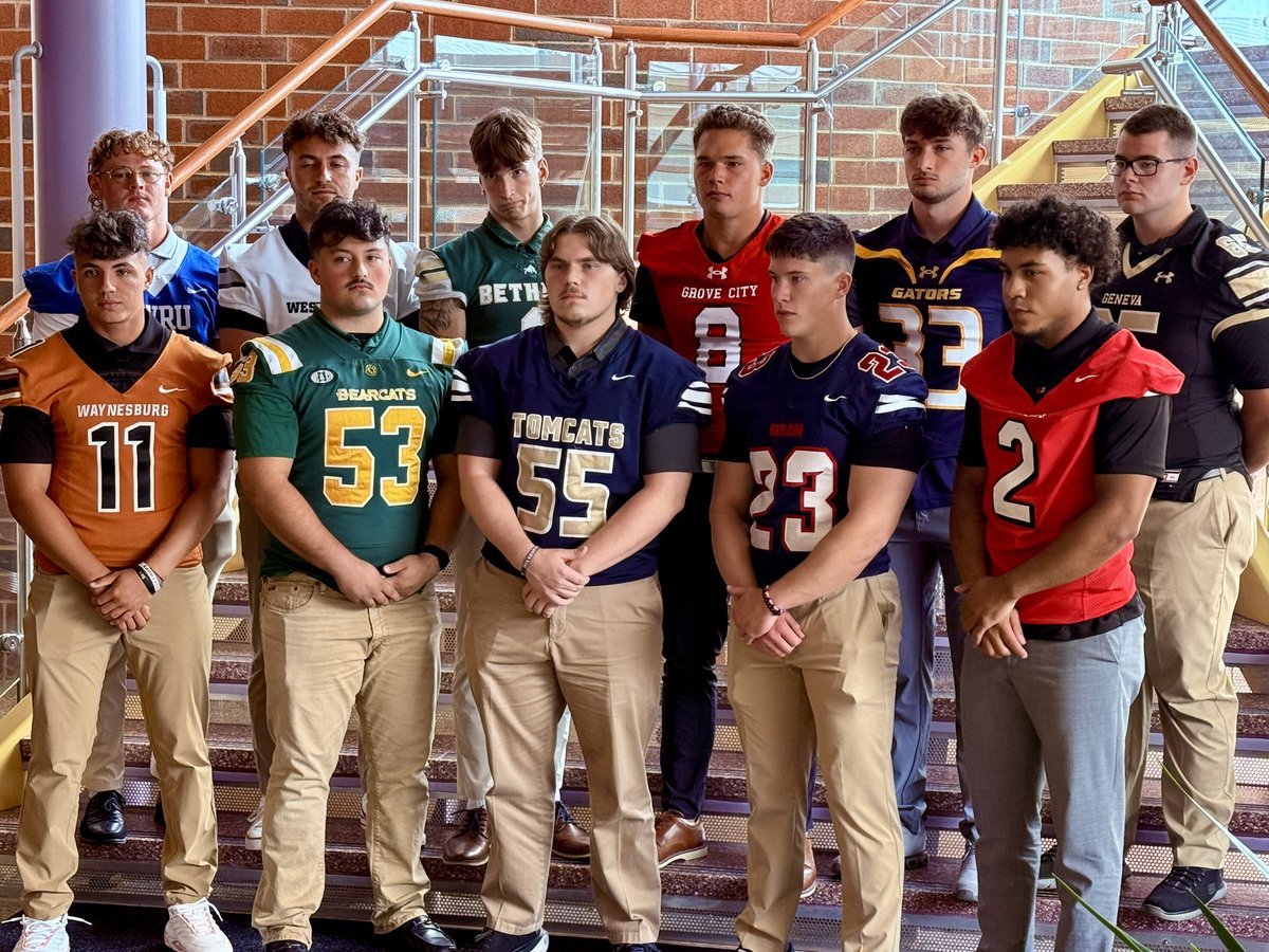 Player reps for each <a href="/PAC_Athletics/">Presidents’ Athletic Conference</a> squad at Media Day!