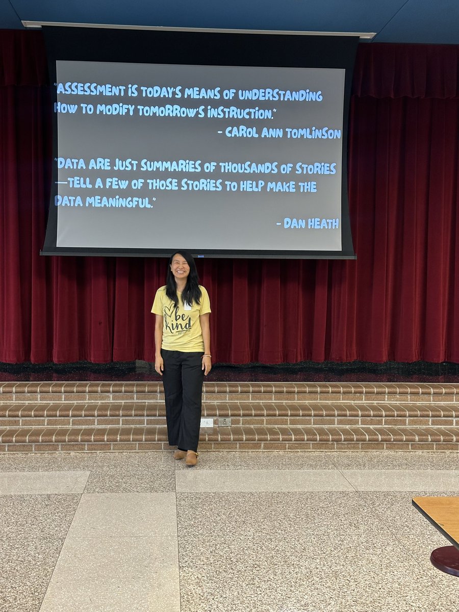 Our Baker staff spent the morning diving into our campus data with the fabulous Dr. Fan! She brings a wealth of knowledge  to Prosper ISD! #2025WeProsper #BakersBest