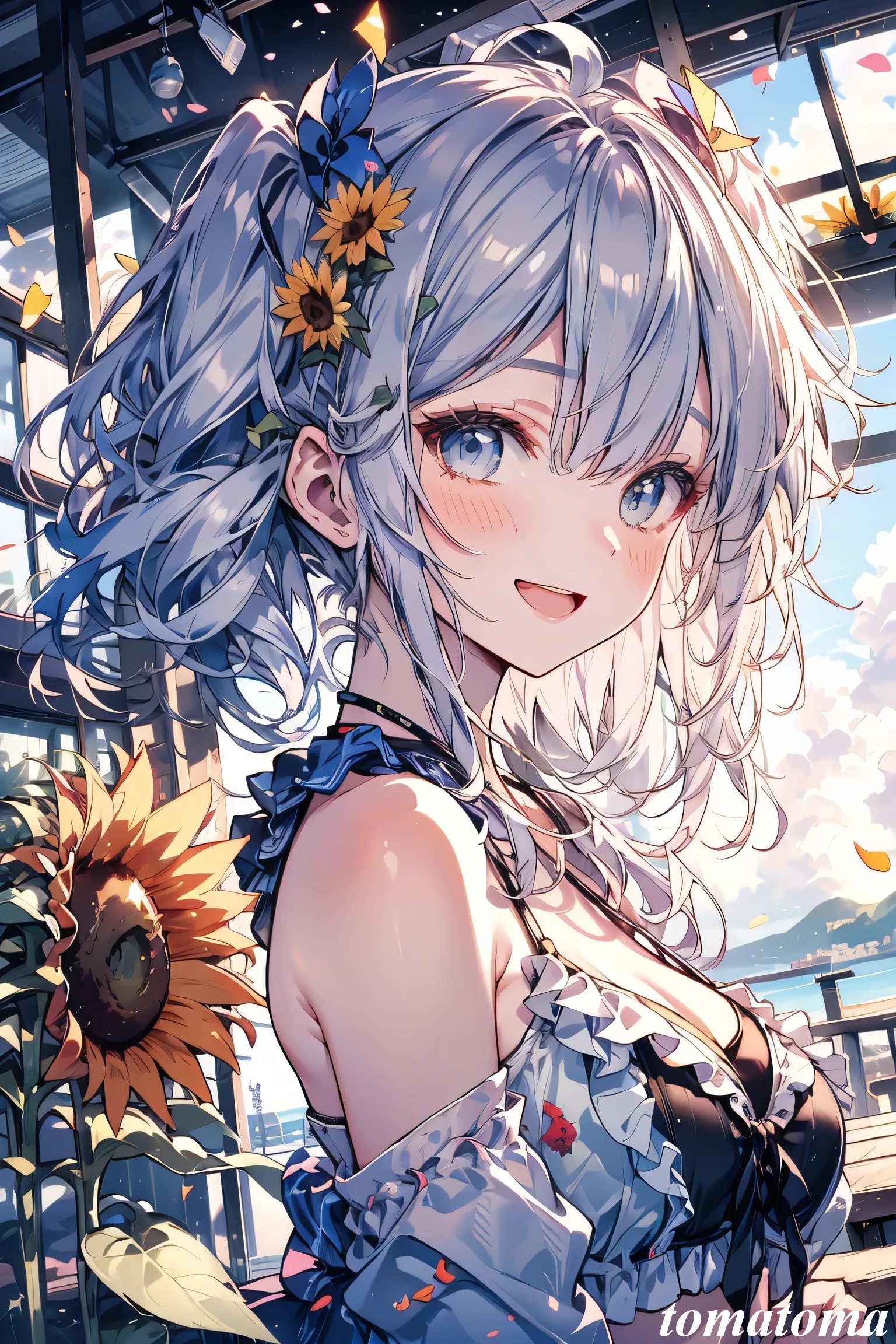 ゆきんちやん♡ 前髪の感じ珍しいでしょ😗❤︎