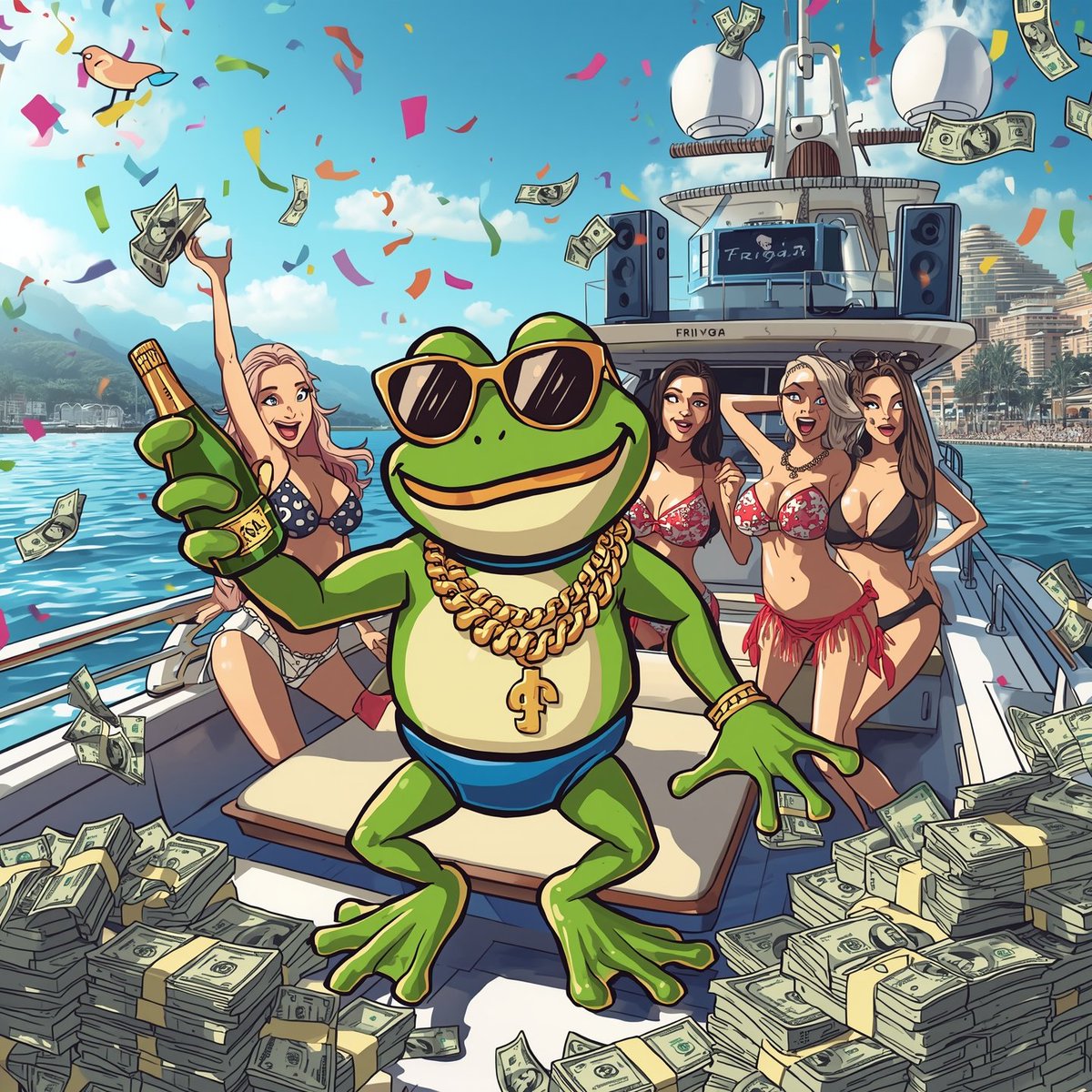 m_existryan's tweet photo. While others chase pumps, $FRIGGA is already living the dream 🐸🍾💃
Rich, wild, and memeing his way to the moon.
#FriggaParty #MemeCoinFlex #CryptoPlayboy #FriggaLifestyle #RichFrogVibes #DeFiWild #FrogToTheMoon #FriggaClub https://t.co/Wdps9Ufl6m