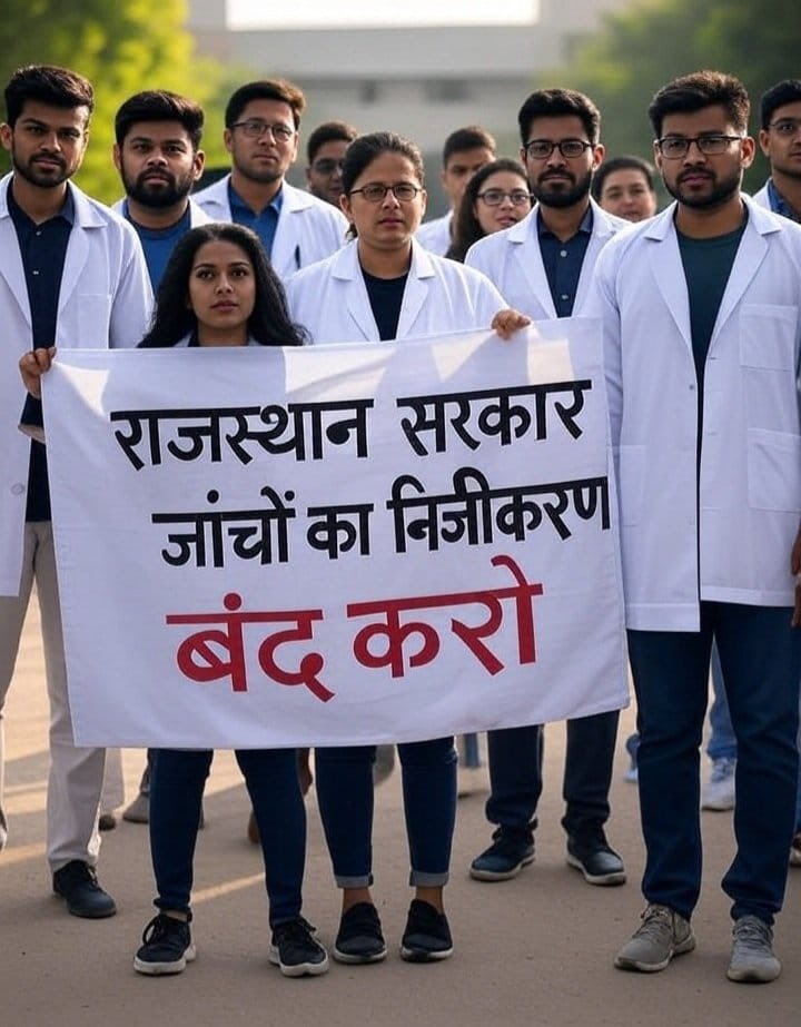 Abhishek78BTP's tweet photo. @PMOIndia  @GajendraKhimsar @KumariDiya @RajCMO 
पीपीपी मॉडल ईस्ट इंडिया कंपनी का मॉडल है 
इससे जनता पर भार 
बेरोजगारी की भरमार  
गुणवत्ता पर मार, पड़ना तय 
#जांचों_का_निजीकरण_बंद_करो
@Jitendr10505882 @BhajanlalBjp  
#Trending #Xhandle https://t.co/ZIuHotwPrD
