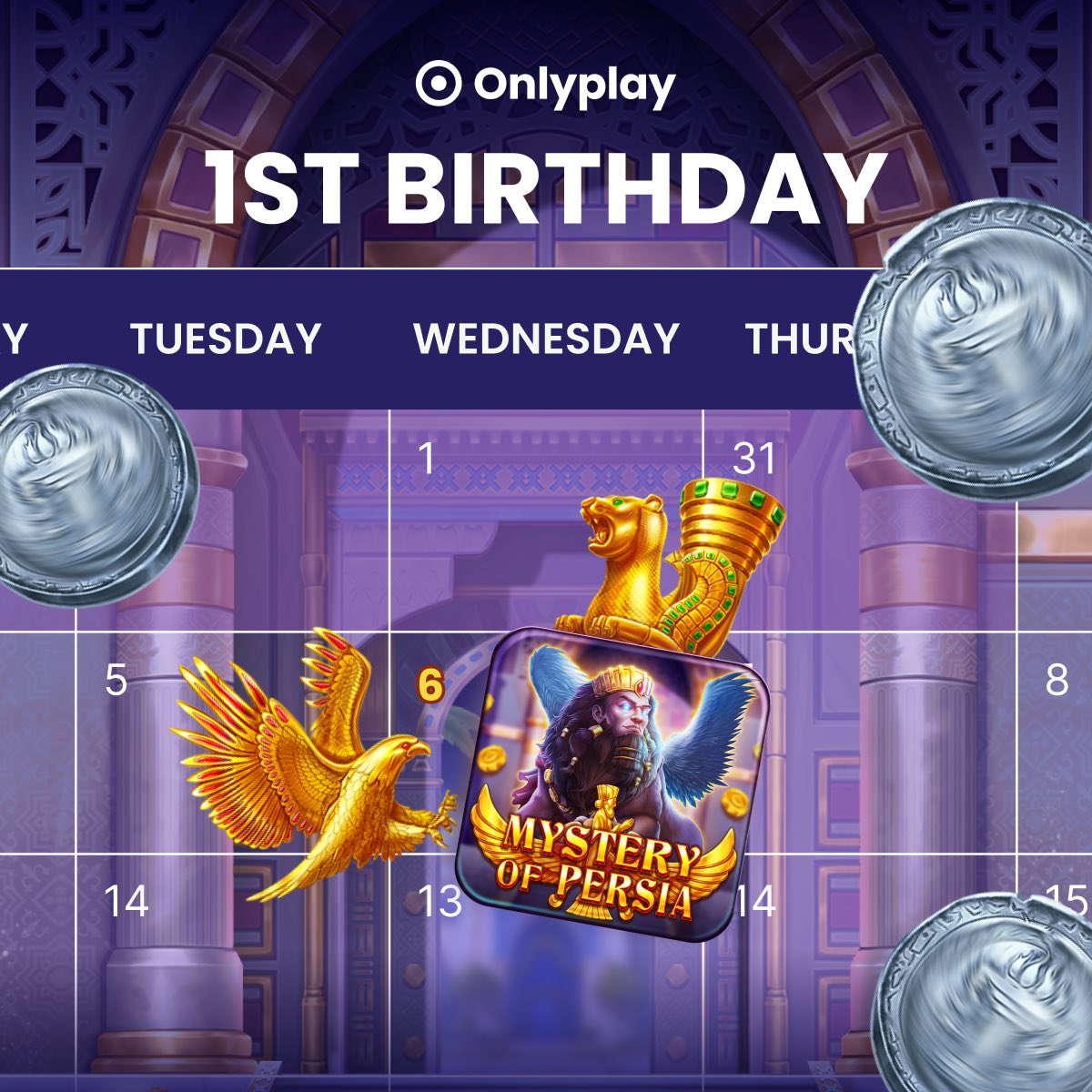 🎉 Mystery of Persia celebrates 1 year!

One year ago, we introduced this elegant, palace-inspired title to our portfolio — blending immersive visuals, refined mechanics, and a timeless theme. 🏰✨

Here’s to another year of captivating experiences and long-term performance.
