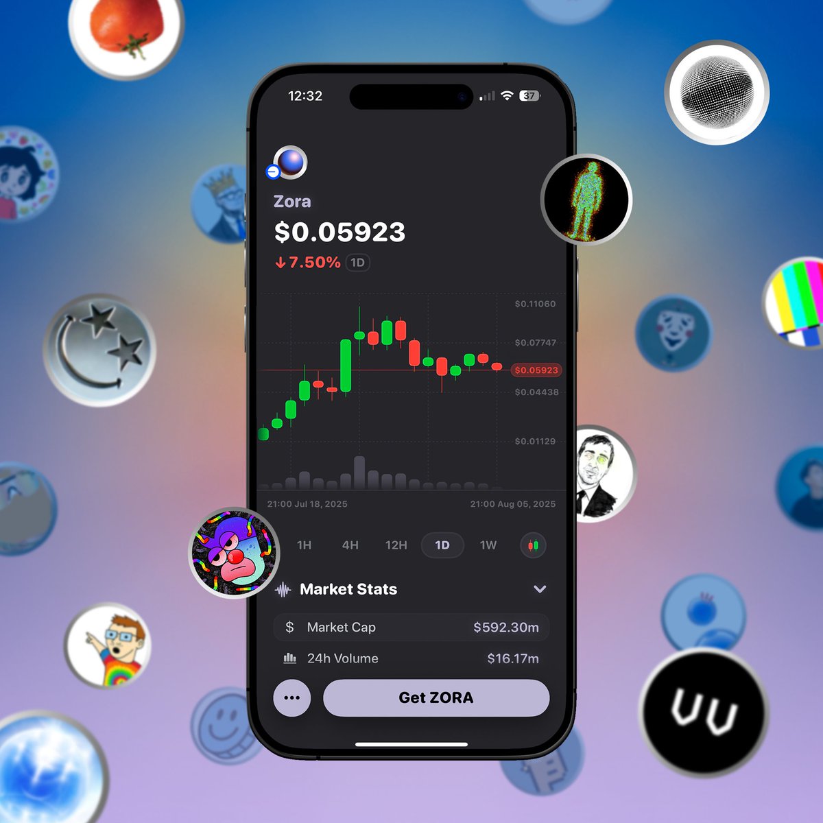 rainbowdotme's tweet image. 🌈 Rainbow is the best place to trade your favorite creator coins — easy, smooth, and beautiful.