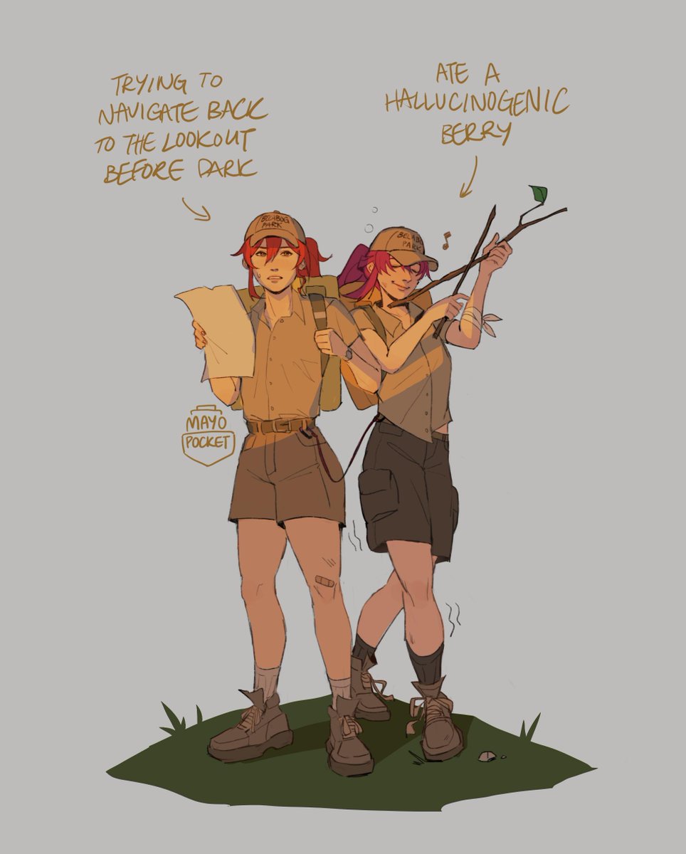 anyone interested in fire lookout #kafhime au series perchance? ❤️‍🔥