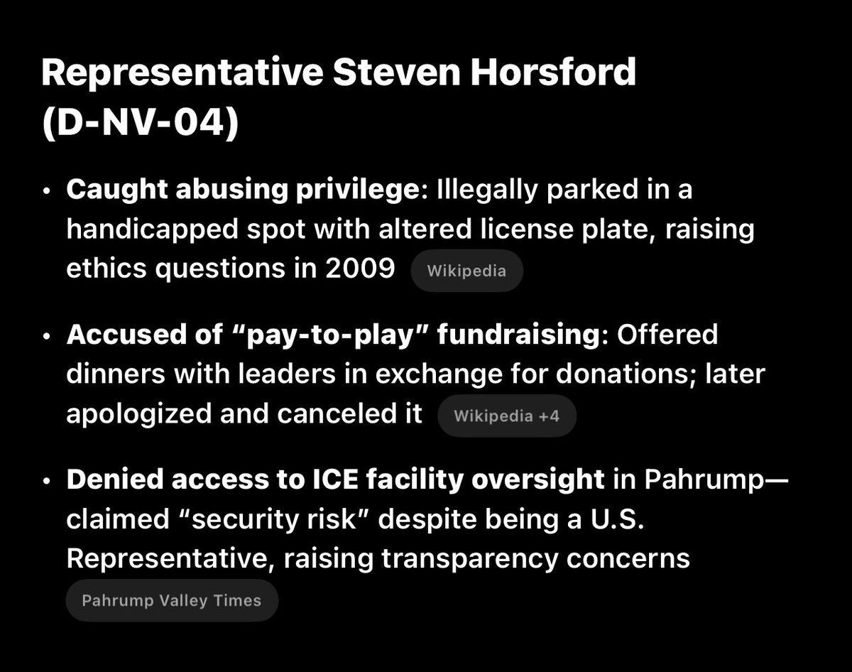 Matthew Winterhawk (@w4nevada) on Twitter photo <a href="/AaronDFordNV/">Aaron D. Ford</a> NEVADA… IS THIS US?
These aren’t leaders they’re liabilities.
🔻Aaron Ford: $185K in tax liens, weaponized lawsuits for headlines, sues while preaching transparency.
🔻Steven Horsford: Parked in handicapped spot with fake plates, pay-to-play dinners, blocked from ICE visits. <a href="/AaronDFordNV/">Aaron D. Ford</a> NEVADA… IS THIS US?
These aren’t leaders they’re liabilities.
🔻Aaron Ford: $185K in tax liens, weaponized lawsuits for headlines, sues while preaching transparency.
🔻Steven Horsford: Parked in handicapped spot with fake plates, pay-to-play dinners, blocked from ICE visits.