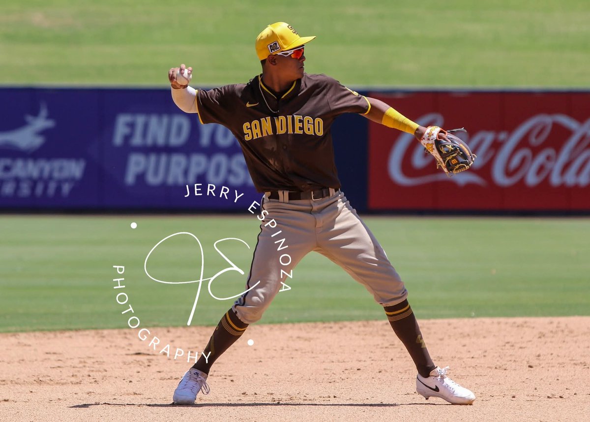 JEspinoza1634's tweet photo. Padres minor league SS Jorge Quintana 8/5/25 Arizona Continuation League. Quintana was acquired  from the Milwaukee Brewers along with Nestor Cortes for Brandon Lockridge at the trade deadline 7/31/25. https://t.co/hBNjB4Vn5w