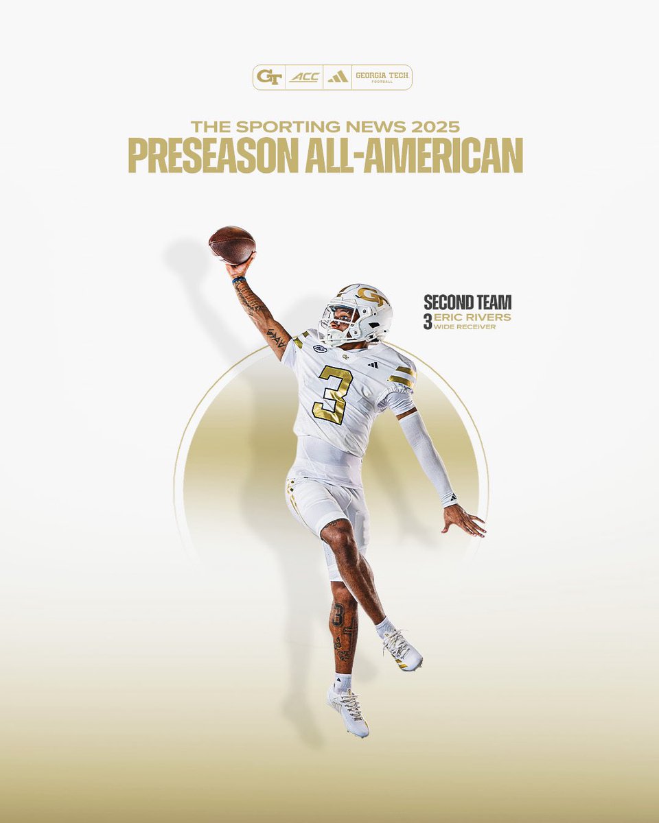 Georgia Tech Football (@georgiatechfb) on Twitter photo ππ’π―ππ«π¬ π§ππ¦ππ ππ«ππ¬πππ¬π¨π§ ππ₯π₯-ππ¦ππ«π’πππ§ πΊπΈ
<a href="/sportingnews/">The Sporting News</a> x <a href="/eyb_3/">Eric Riversβ‘οΈ</a>
π°: buzz.gt/ERhonors250806
#StingEm π ππ’π―ππ«π¬ π§ππ¦ππ ππ«ππ¬πππ¬π¨π§ ππ₯π₯-ππ¦ππ«π’πππ§ πΊπΈ
<a href="/sportingnews/">The Sporting News</a> x <a href="/eyb_3/">Eric Riversβ‘οΈ</a>
π°: buzz.gt/ERhonors250806
#StingEm π