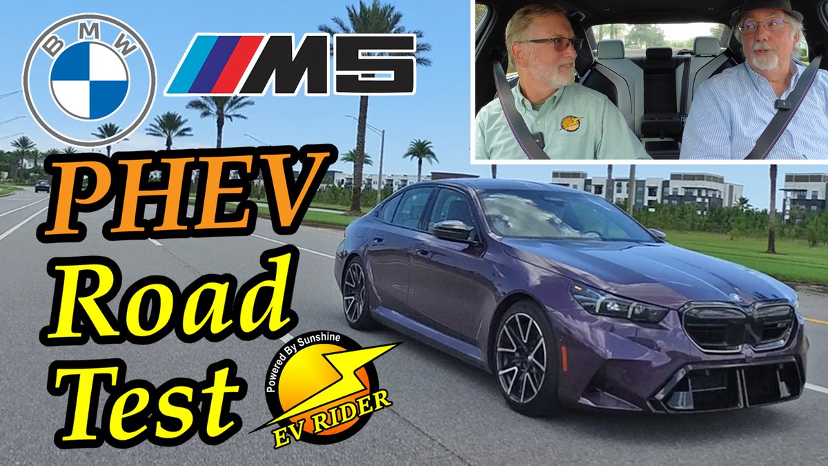 Between the story &amp; video you'll find just about everything you could possibly want to know about BMW's M5, which is one of the wildest hookups possible between a twin-turbo V8 engine and EV motor: evrider.tv/2025-bmw-m5-tw… <a href="/scanlan_dan/">Dan Scanlan</a>