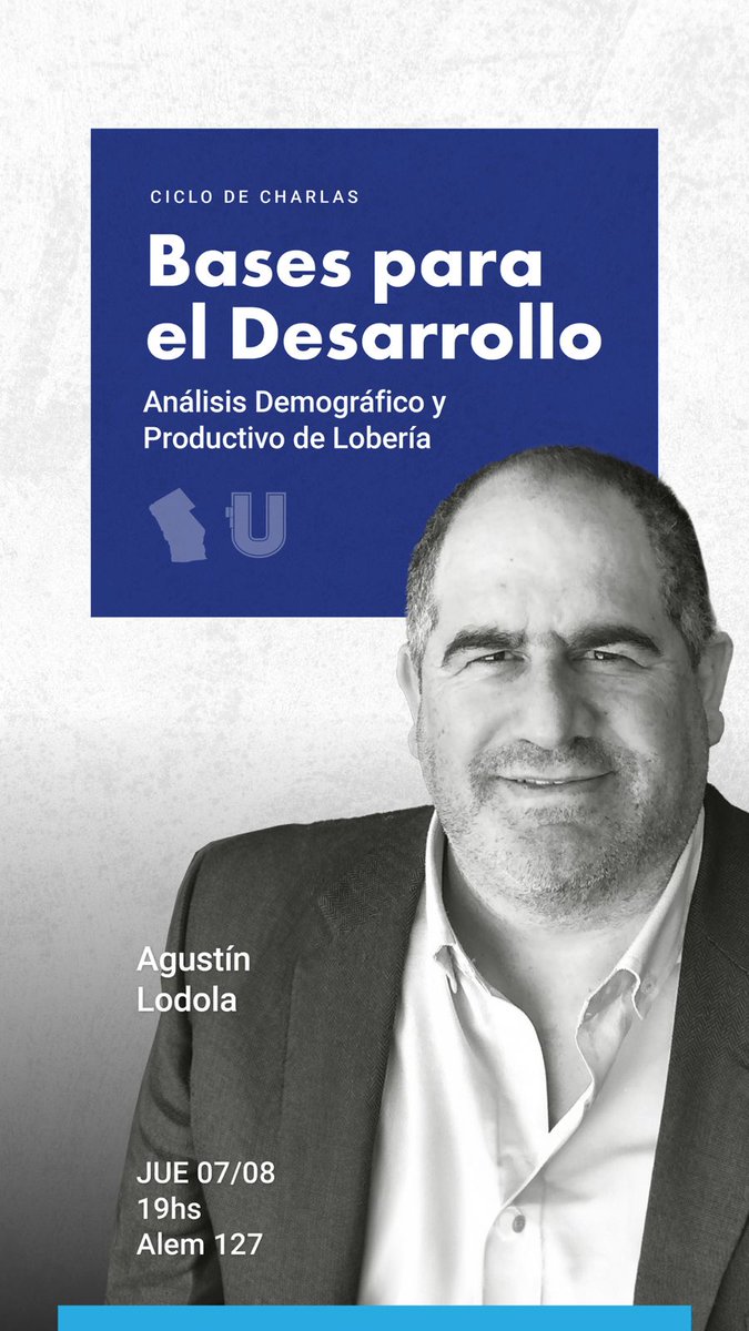 agustinlodola's tweet photo. Mañana con equipo @labDataFCE estaremos en #LOBERIA hablando sobre el informe que hicimos para el @MuniLoberia BASES PARA EL DESARROLLO https://t.co/skZiAhgfmm