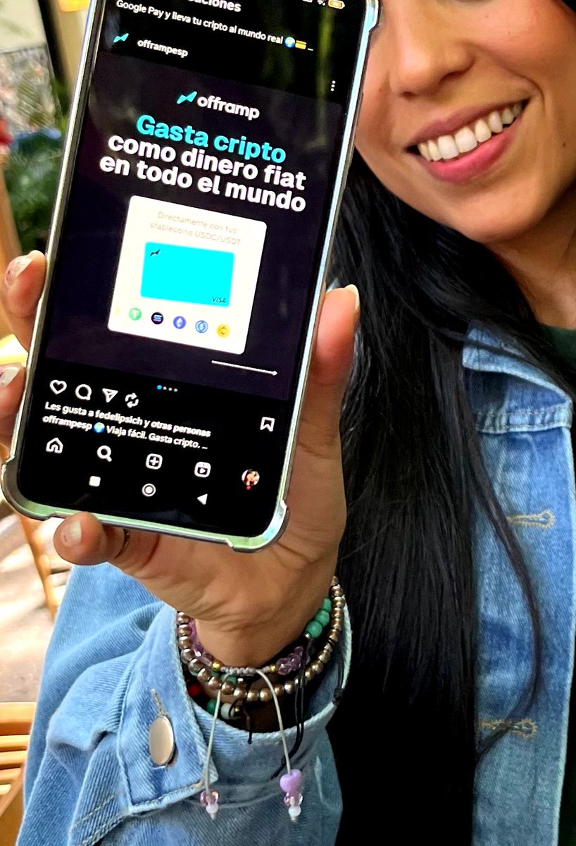 Luna🌜 (@lunaticanto) on Twitter photo Crypto not accepted? Not my problem.
With <a href="/OfframpXYZ/">Offramp | ALL13</a>, I can spend USDT or USDC anywhere in the world 🌍☕👗🍕✈️
And guess what? Stores don’t even notice 🤭
I just top it up with crypto and use it like a regular Visa card 💳
🔗 Here’s the link to open your account:
⬇️🧵 Crypto not accepted? Not my problem.
With <a href="/OfframpXYZ/">Offramp | ALL13</a>, I can spend USDT or USDC anywhere in the world 🌍☕👗🍕✈️
And guess what? Stores don’t even notice 🤭
I just top it up with crypto and use it like a regular Visa card 💳
🔗 Here’s the link to open your account:
⬇️🧵