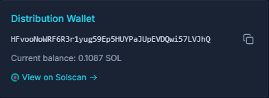 CultFi_Revshare's tweet photo. @billbear6969 The distribution wallet is in a refill state. It distributes every time it reaches 0.35 SOL. 

https://t.co/oGrVboE1KH https://t.co/vJUaN3tMGm