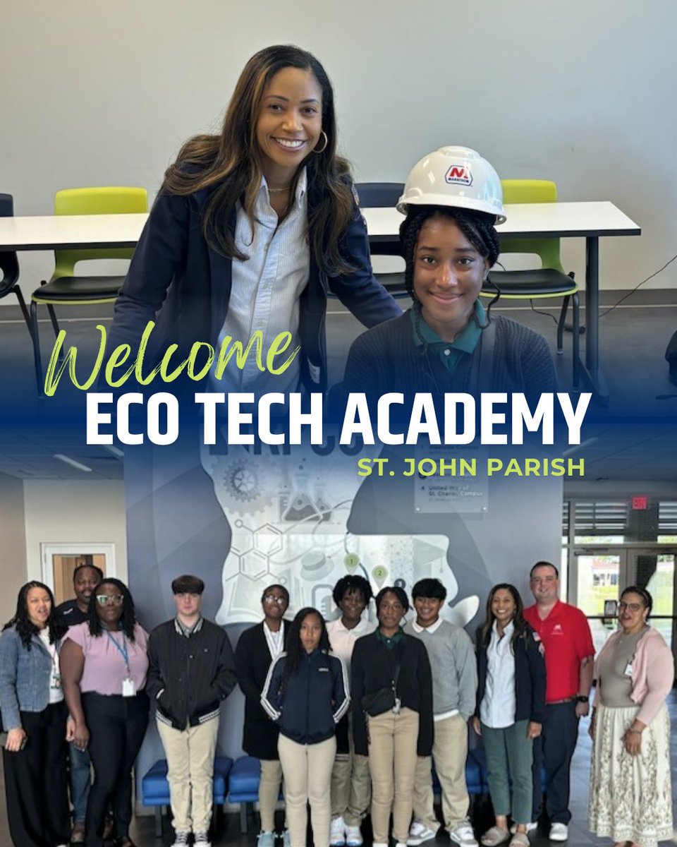 RiverParishesCC (@riverparishescc) on Twitter photo Exciting first day for St. John Parish Schools students in our new Early College Option Tech Academy at RPCC! 🎉
Thanks to Superintendent Cleo Perry & <a href="/MarathonPetroCo/">Marathon Petroleum</a> for stopping by with first-day support and goodies! 👏 #RPCC #TechAcademy #DualEnrollment #CTE Exciting first day for St. John Parish Schools students in our new Early College Option Tech Academy at RPCC! 🎉
Thanks to Superintendent Cleo Perry & <a href="/MarathonPetroCo/">Marathon Petroleum</a> for stopping by with first-day support and goodies! 👏 #RPCC #TechAcademy #DualEnrollment #CTE