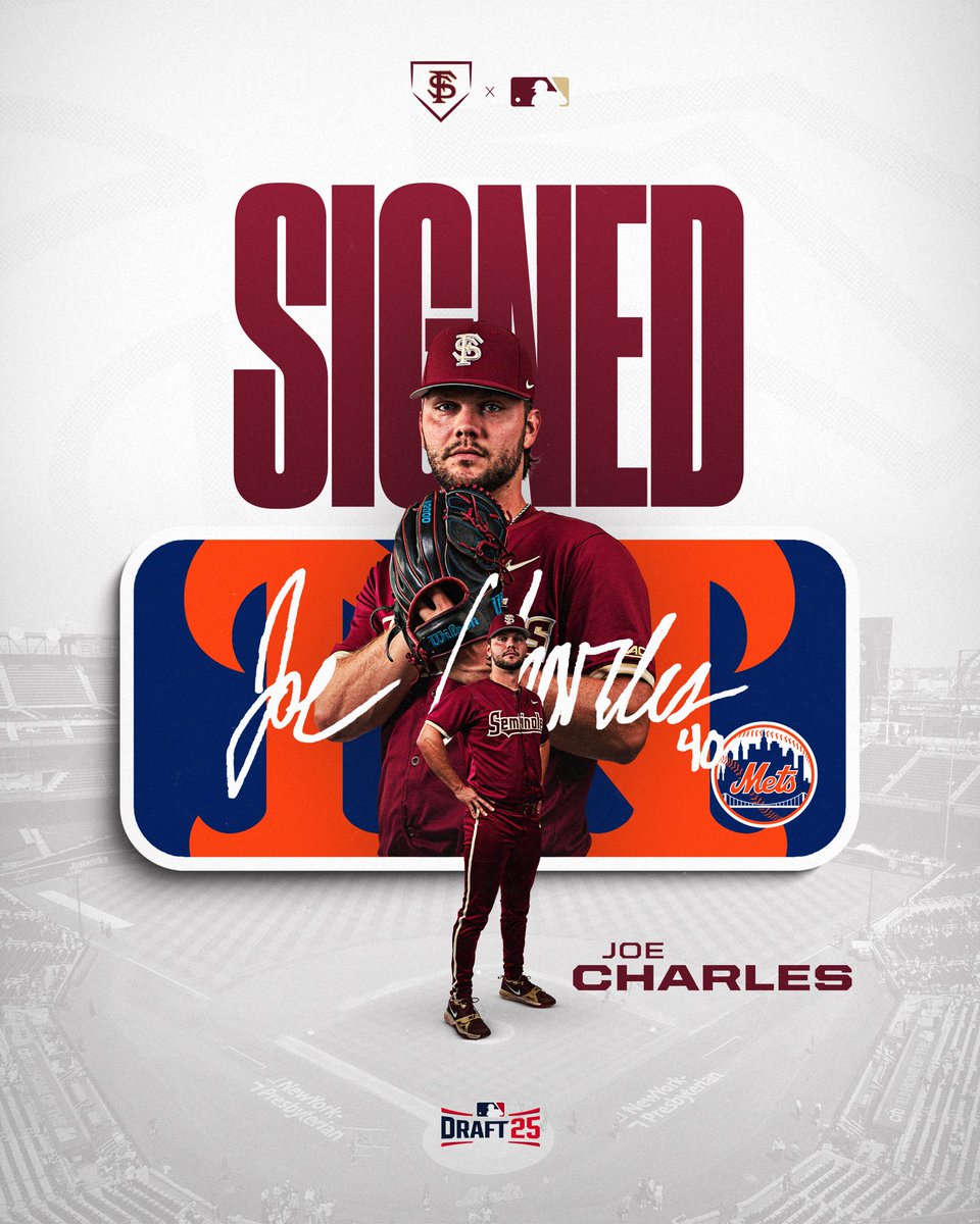 Congrats to Joe Charles, who has signed with the New York Mets!

#ProNoles