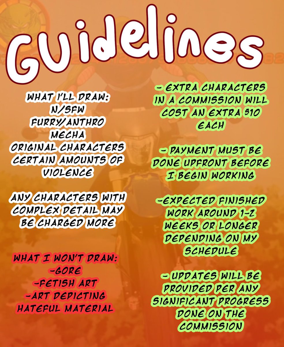 Sizzzzio's tweet image. updated my price listings for comms now to make it more understandable

as always, slots are indefinitely open if anyone is interested