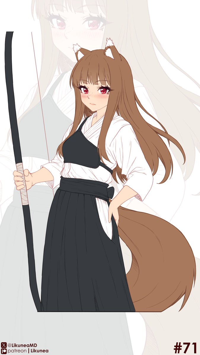 LikuneaMD's tweet photo. 🌾Day  71🌾

●Patreon poll● 

 Early acces to finished  works and polls: https://t.co/nzR8CeHIck 

#100日チャレンジ #daily_holo #holo #horo #spiceandwolf #狼と香辛料 #digitalart #digitalartwork #animegirl #nsfw #Fanarts https://t.co/lEmjteYwfU