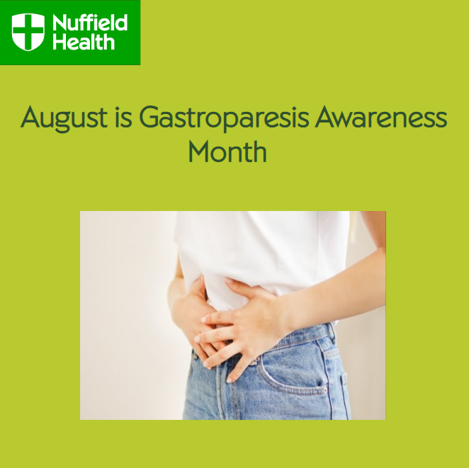 August is #GastroparesisAwarenessMonth
Gastroparesis affects how your #stomach empties food causing #nausea, #bloating &amp; more-If you’re struggling with digestive symptoms find out more to help here: nuffieldhealth.com/hospitals/card… #DigestiveHealth #NuffieldHealth #wales #Gastroenterology