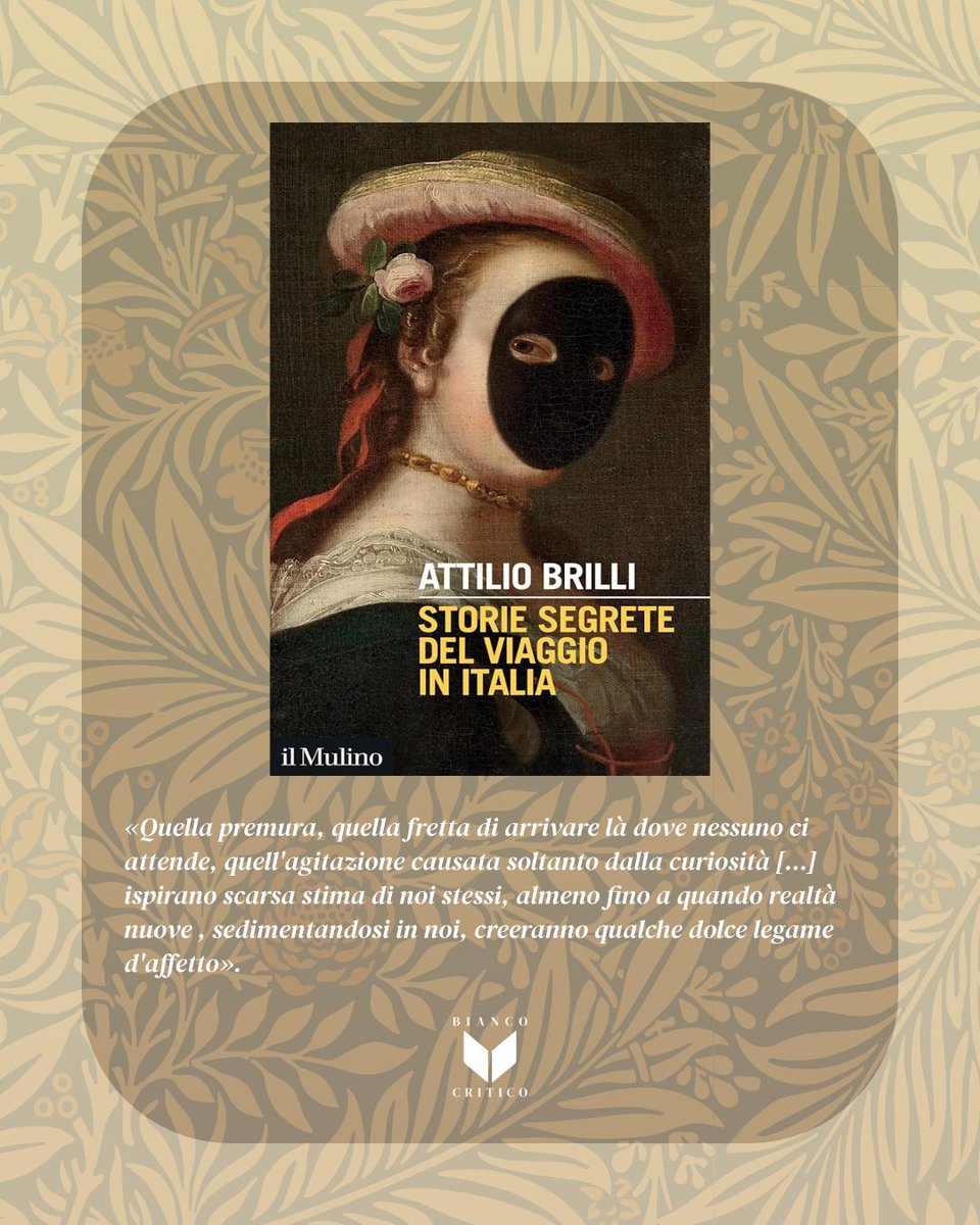 Bianco Critico (@biancocritico) on Twitter photo Storie sconosciute, avventure rocambolesche che hanno abitato il Grand Tour; un itinerario italiano inaspettato di un autore che sembra intrufolarsi nelle stanze di accattivanti personaggi del passato.
<a href="/edizionimulino/">Edizioni del Mulino</a>
(-3 alla pausa estiva!) 🐚 Storie sconosciute, avventure rocambolesche che hanno abitato il Grand Tour; un itinerario italiano inaspettato di un autore che sembra intrufolarsi nelle stanze di accattivanti personaggi del passato.
<a href="/edizionimulino/">Edizioni del Mulino</a>
(-3 alla pausa estiva!) 🐚