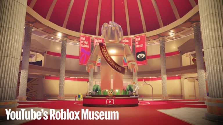 YouTube's Official Roblox Museum is out!  

Building for <a href="/PlayVector3/">Vector3</a> was amazing, and I'm excited for more! 🥳

I created the environment, here:
roblox.com/games/87445296…

#Roblox #RobloxDev #RobloxDevs #YouTube