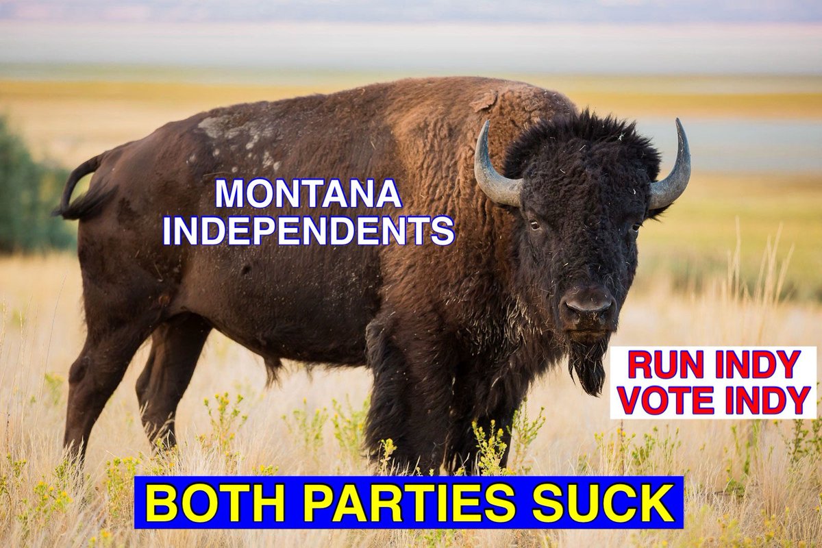 Despite plummeting poll numbers, Republican politicians are sticking to Trump  b/c they plan to sabotage our right to vote for decent candidates for Congress. 
That scheme might fly in other states but Montana’s unique constitution protects us. 
#VoteIndie