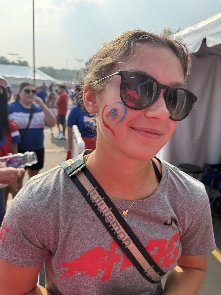 Athena Flag day at Bills Camp! Thank you <a href="/BuffaloBills/">Buffalo Bills</a> for all you do to support this great game of ours! <a href="/sectionvflagfb/">Section V Flag Football</a>