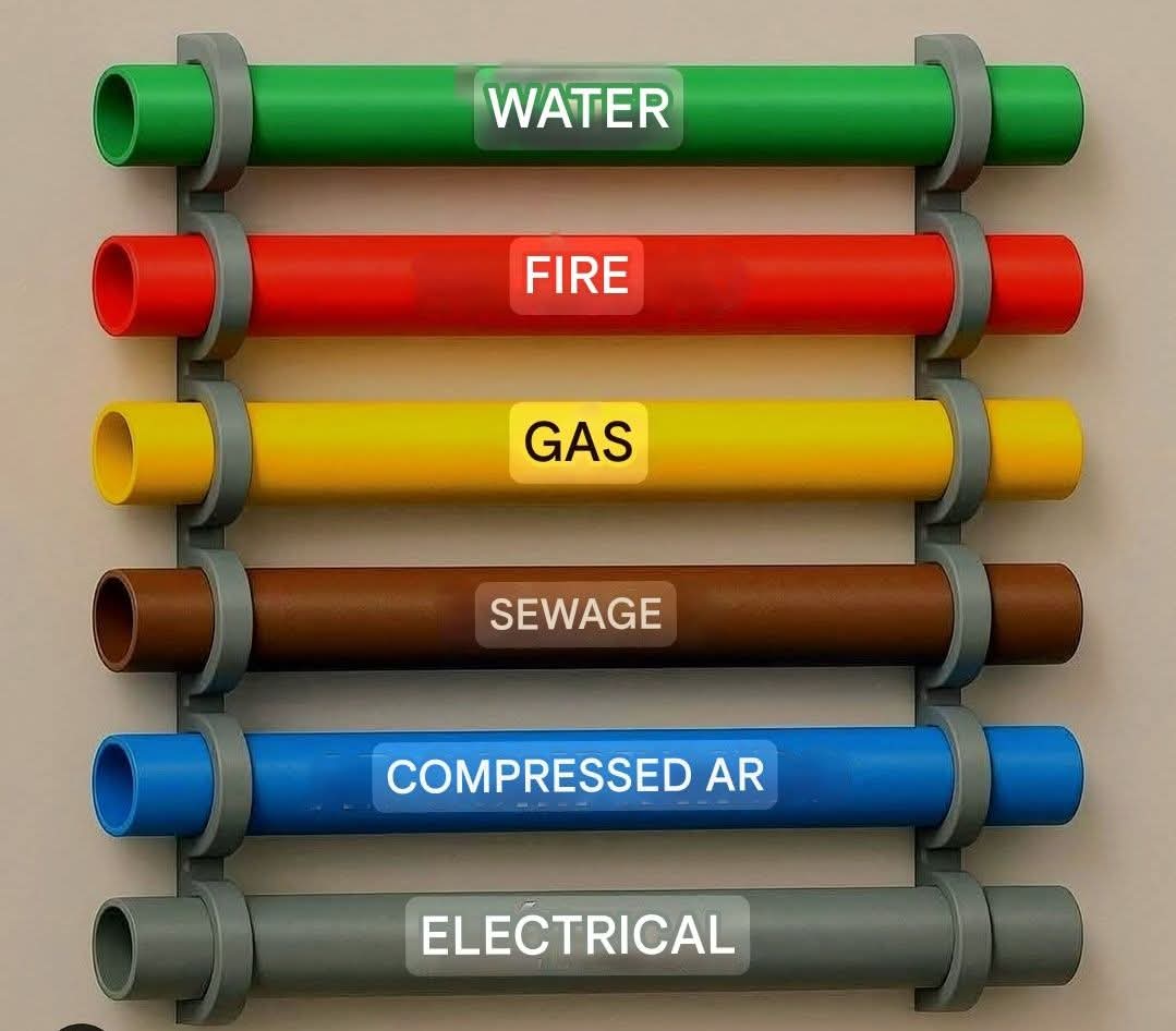 OmariKhomeiniKE's tweet image. It&apos;s mid week learn something.
Different colour of pipes for their purpose.
Brown for?😂😂

#BetaNetwork 
#YouthsForKenya