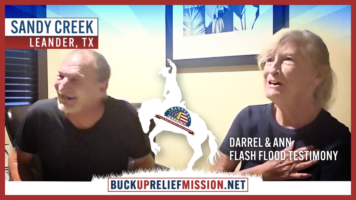 Buck Up Relief Mission (@buckuprelief) on Twitter photo Buck Up Relief Mission - Darrel & Ann Flash Flood Testimony in Leander, TX (Sandy Creek)
<a href="/DocPeteChambers/">Doc Pete Chambers</a> <a href="/RealB4Freedom/">RealBanners4Freedom</a>
To support or volunteer please visit BuckUpReliefMission.net
rumble.com/v6x7yhm-buck-u… Buck Up Relief Mission - Darrel & Ann Flash Flood Testimony in Leander, TX (Sandy Creek)
<a href="/DocPeteChambers/">Doc Pete Chambers</a> <a href="/RealB4Freedom/">RealBanners4Freedom</a>
To support or volunteer please visit BuckUpReliefMission.net
rumble.com/v6x7yhm-buck-u…