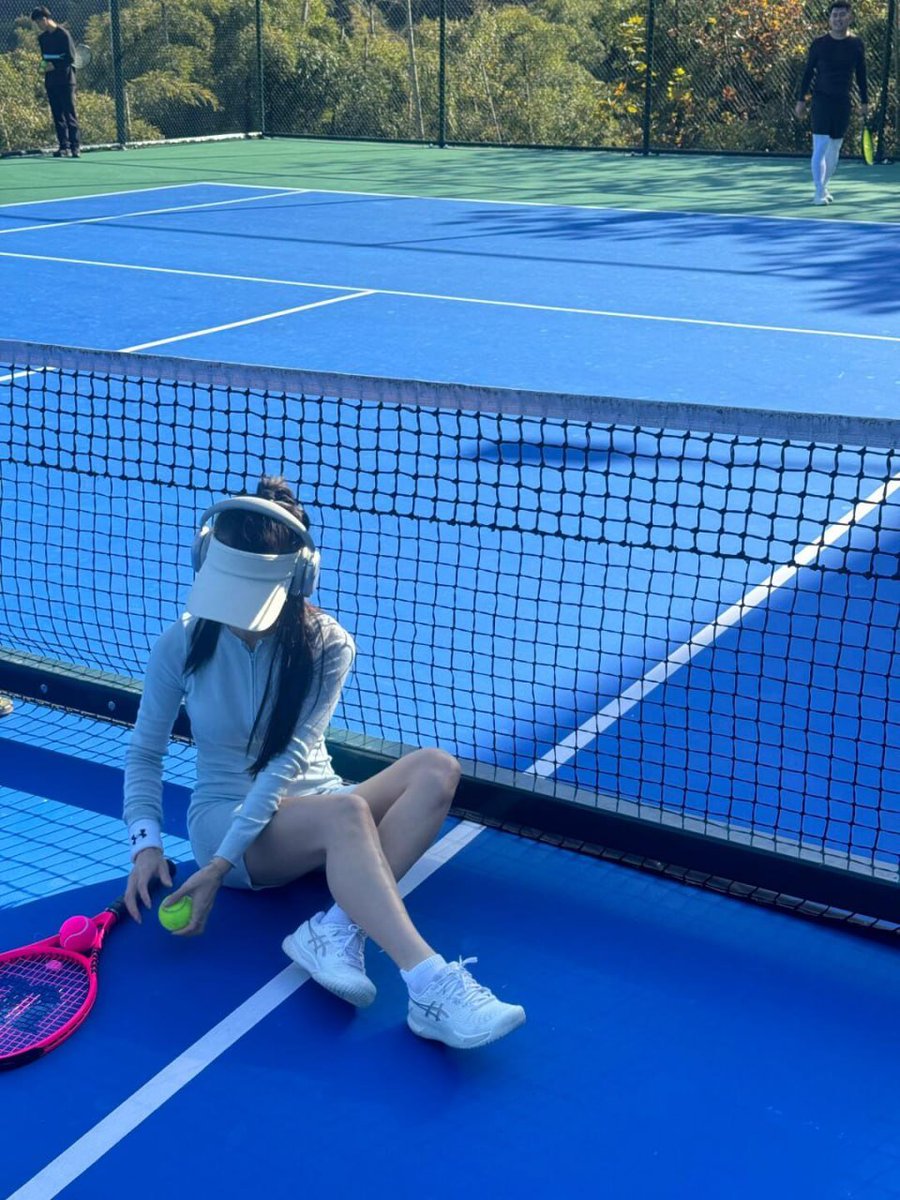 Calm mind, fierce game. I don’t chase — I attract what I train for.#TennisStateOfMind #FocusMode