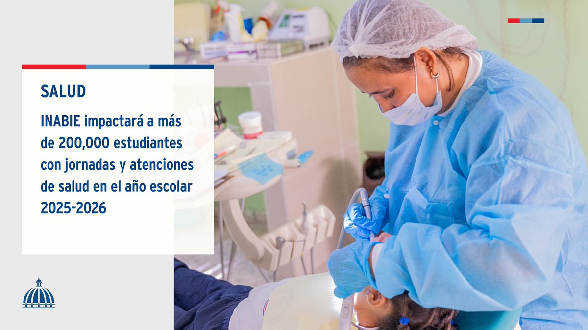 ComunicacionesDO (@comunicaciondo) on Twitter photo El <a href="/INABIERD/">Instituto Nacional de Bienestar Estudiantil</a> anunció que proyecta impactar a más de 200,000 estudiantes del sistema educativo público dominicano, con jornadas integrales y las atenciones diarias de salud durante el año escolar 2025-2026 que casi comienza.
📲 Entérate de más, en presidencia.gob.do/noticias/inabi… El <a href="/INABIERD/">Instituto Nacional de Bienestar Estudiantil</a> anunció que proyecta impactar a más de 200,000 estudiantes del sistema educativo público dominicano, con jornadas integrales y las atenciones diarias de salud durante el año escolar 2025-2026 que casi comienza.
📲 Entérate de más, en presidencia.gob.do/noticias/inabi…
