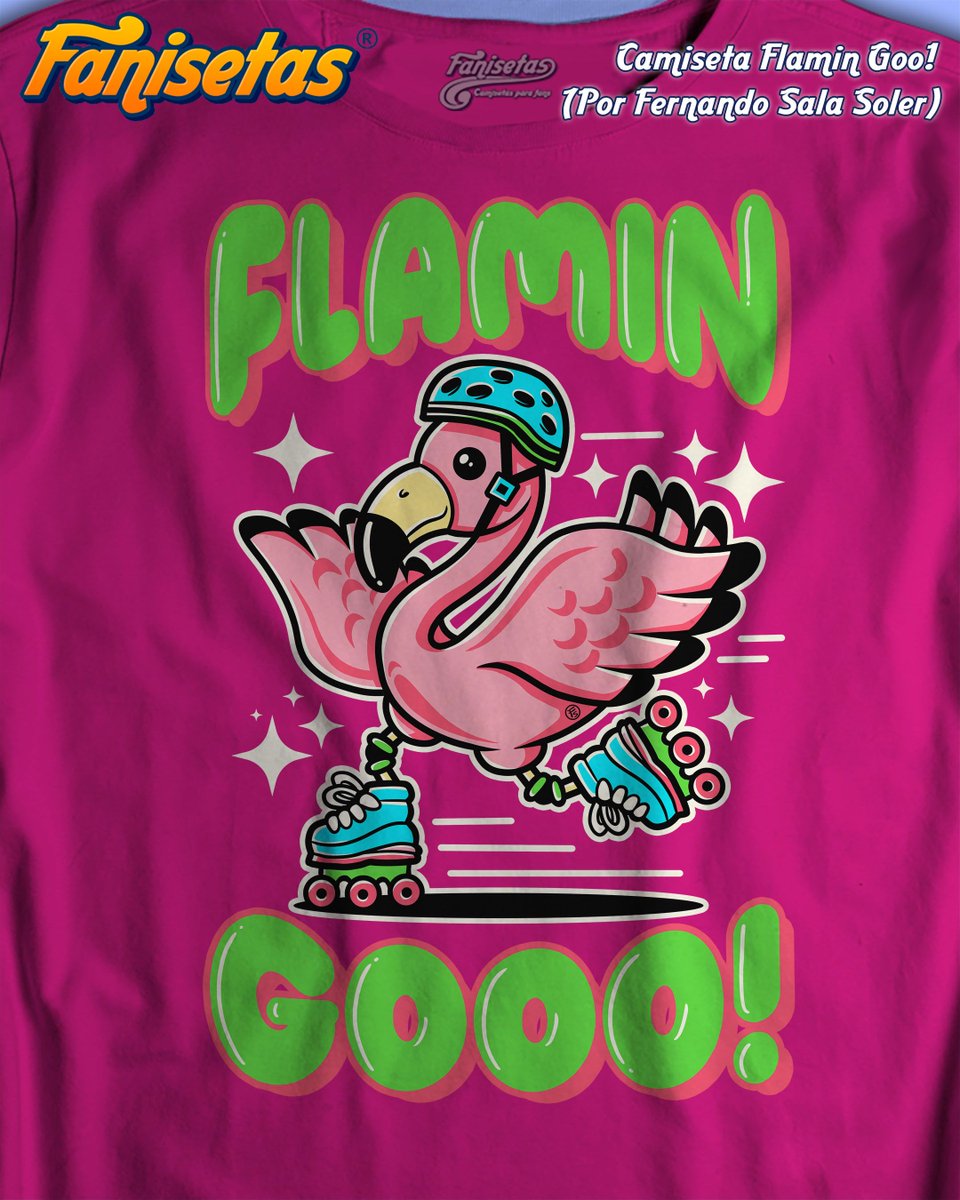 Fanisetas (@fanisetas) on Twitter photo Goo Flamin Goo! #camisetas #tees #tshirts #flamingo #flamenco #skater #patines #verano #summer #camisetasdivertidas #camisetasoriginales #fanisetas Ilustrado por <a href="/f_sala_soler/">Fernando Sala Soler</a> fanisetas.com/camiseta-flami… Goo Flamin Goo! #camisetas #tees #tshirts #flamingo #flamenco #skater #patines #verano #summer #camisetasdivertidas #camisetasoriginales #fanisetas Ilustrado por <a href="/f_sala_soler/">Fernando Sala Soler</a> fanisetas.com/camiseta-flami…