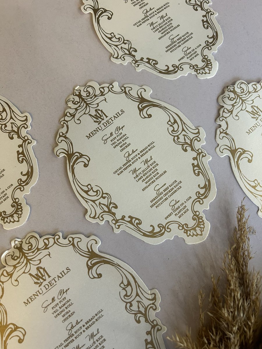 allthingscarved's tweet photo. Menu cards by us for #MSA25 https://t.co/0rkE0xyFlX