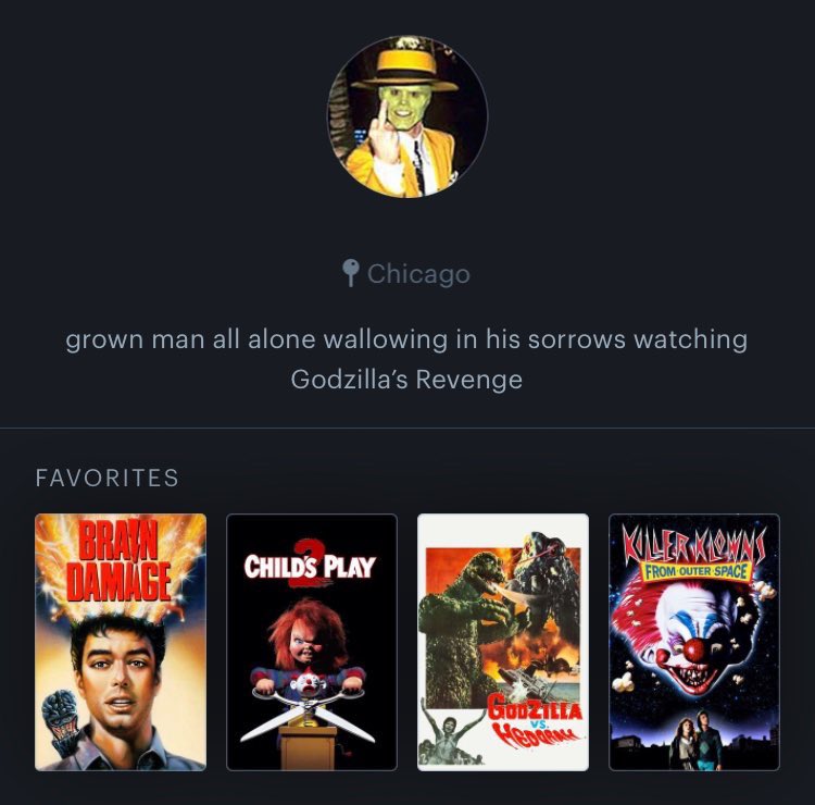 SkorpioSfw's tweet image. intro to #filmtwt + #horrortwt

• he/him, 25
• chicago 
• slashers &amp;amp; b-movies 🔪
• tokusatsu 🦖
• frank henenlotter 💕
• i luv physical media
• official Tubi ambassador 

looking for friends to talk about trash cinema with!! 

♡/↻ to be moots !

boxd.it/17S0D