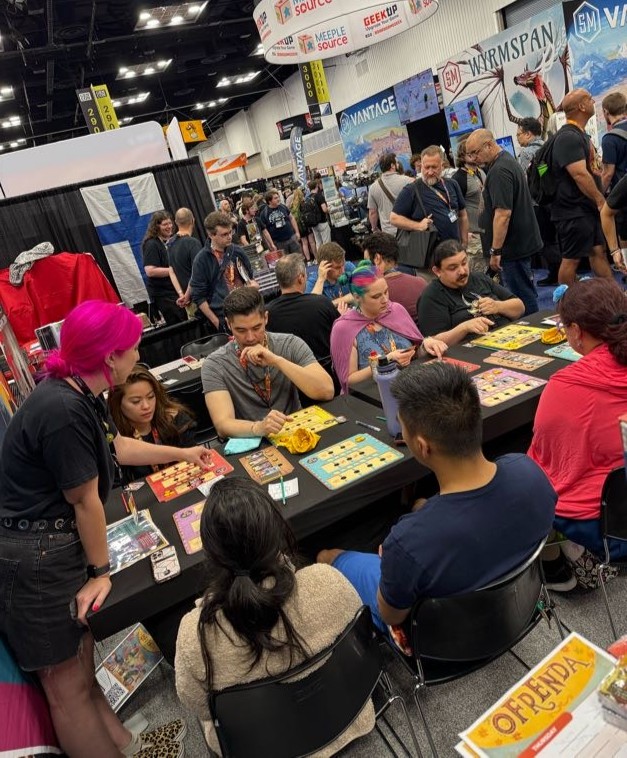 That's a wrap on <a href="/Gen_Con/">Gen Con</a>...

Ofrenda demos ✅
General Orders: Sengoku Jidai demos ✅
Meeting amazing people ✅

See you all next year!!