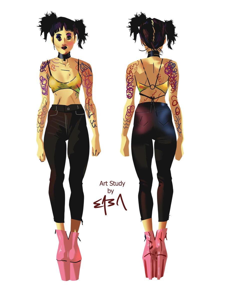 cursedpork555's tweet image. #practice #lovedeathandrobots #albertomielgo #ArtistOnTwitter #art