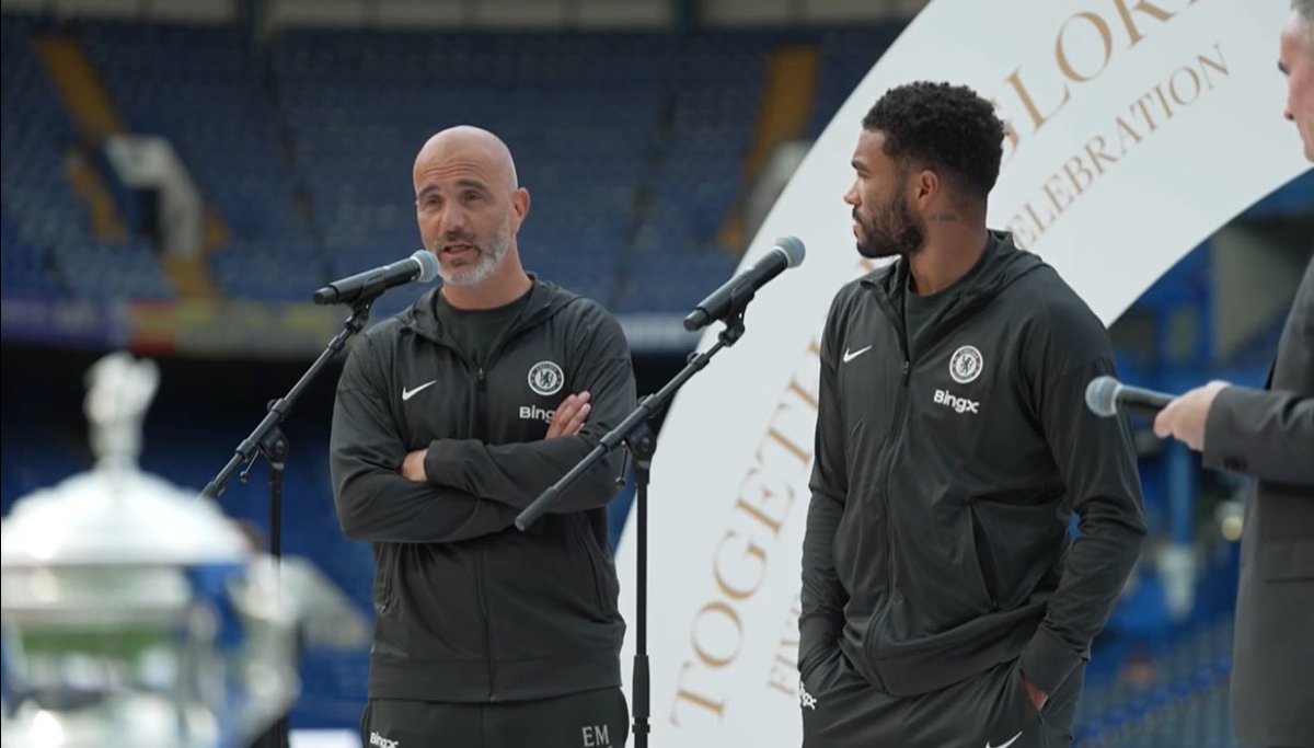 CFCPys's tweet photo. 🚨 Maresca asked to send a message to the Chelsea fans: “The players, they need you every game; this is my main message” (@ChelseaFC) https://t.co/YsaCvBBFia