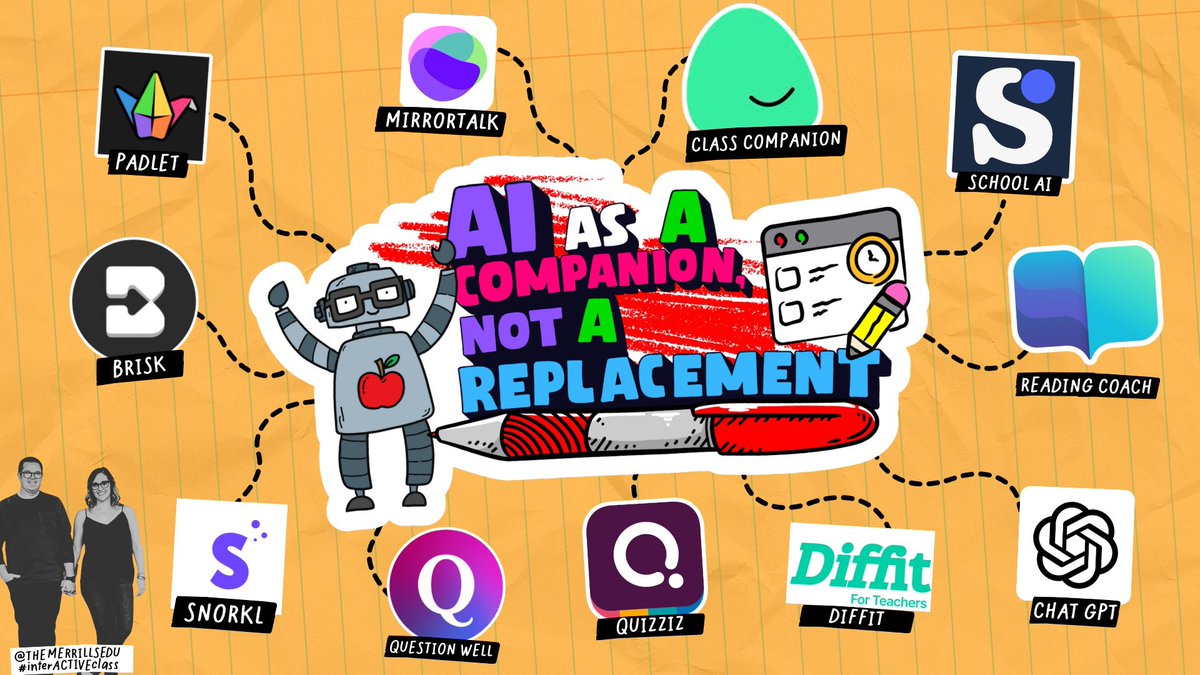 AI is an incredible teaching companion, but it’ll never replace the heart of the classroom = you! 🍎❤️

The key is using AI to enhance your impact, not overshadow it. 🔑

Discover powerful tools + tips in our 💥ALL NEW💥 blog post ⤵️
themerrillsedu.com/blog-1/2025/3/…

#interACTIVEclass