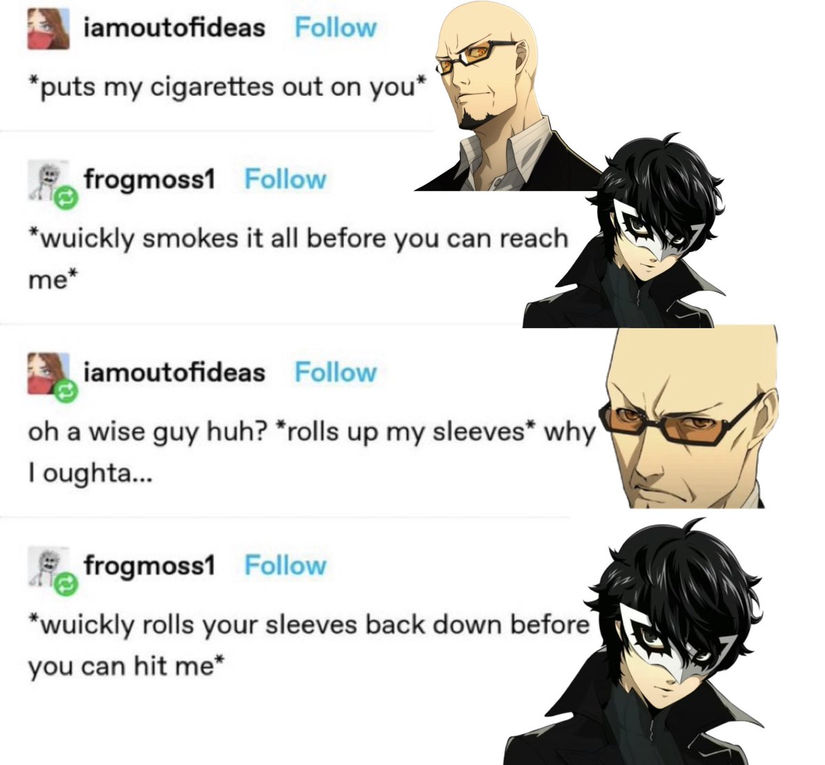 This how most Blake’s I’ve RPed with in 2019-2021 use to write. #RWBYRP