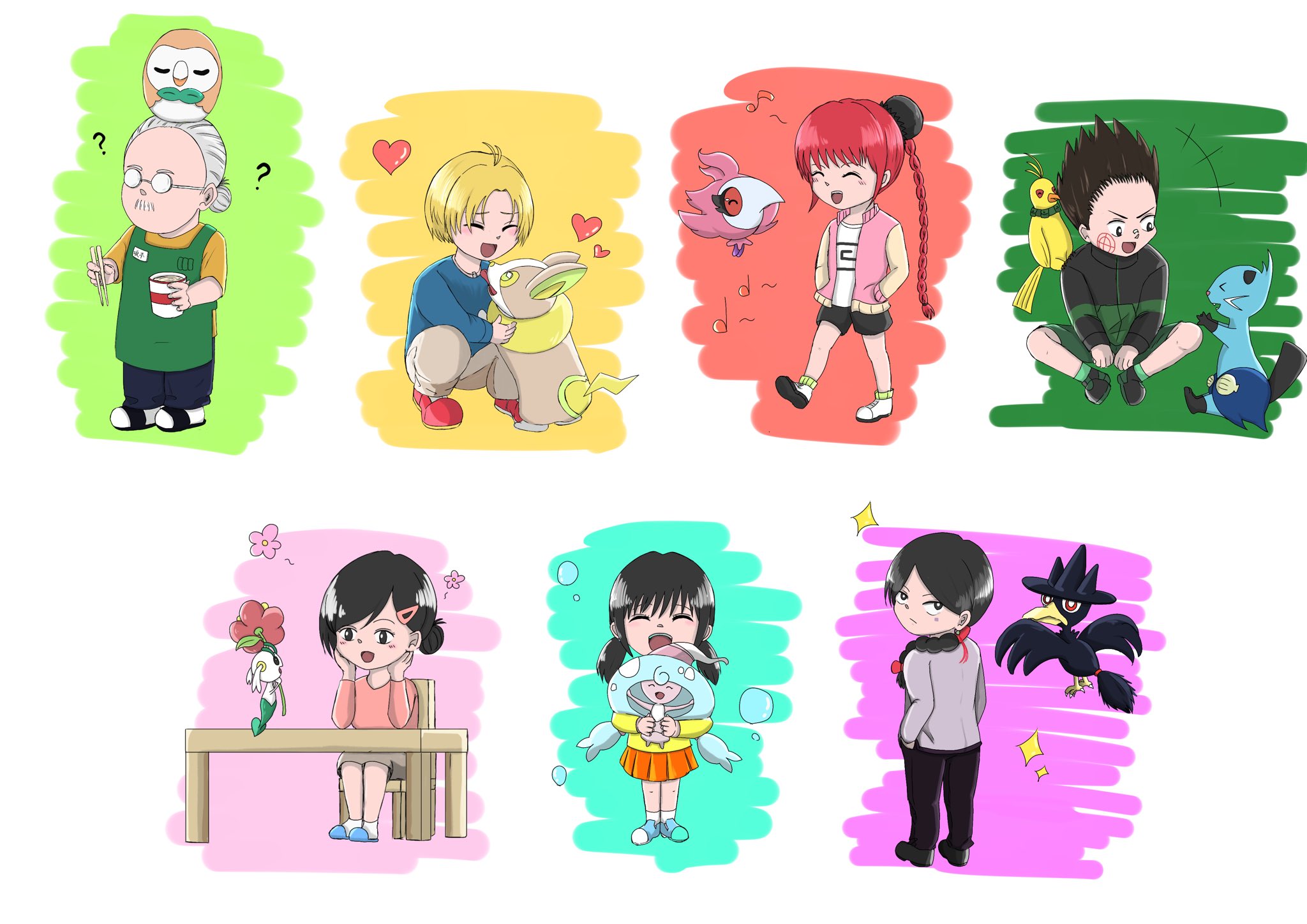 [確認用￼]斎藤さんだぞ❣️謎のアニメのメッシュの鶏冠(トサカ)の男性キャラクター 確認用￼]斎藤さんだぞ❣️謎のアニメのメッシュの鶏冠(トサカ)の