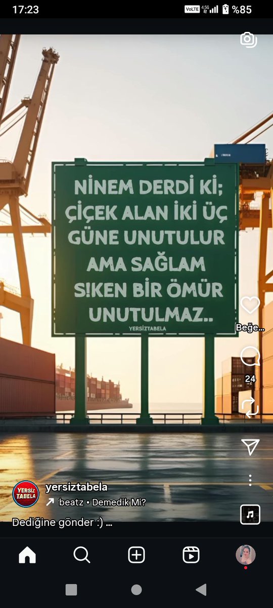 Ha ha çok doğru söz