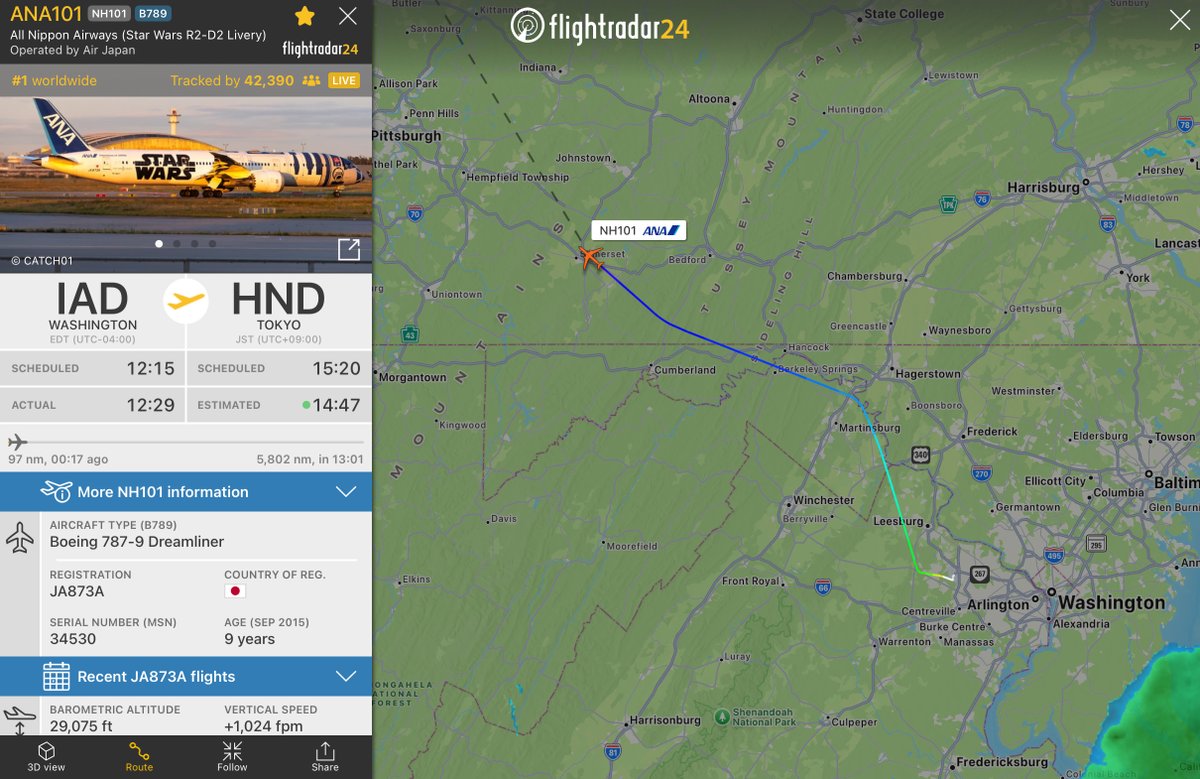 Flightradar24 tweet media