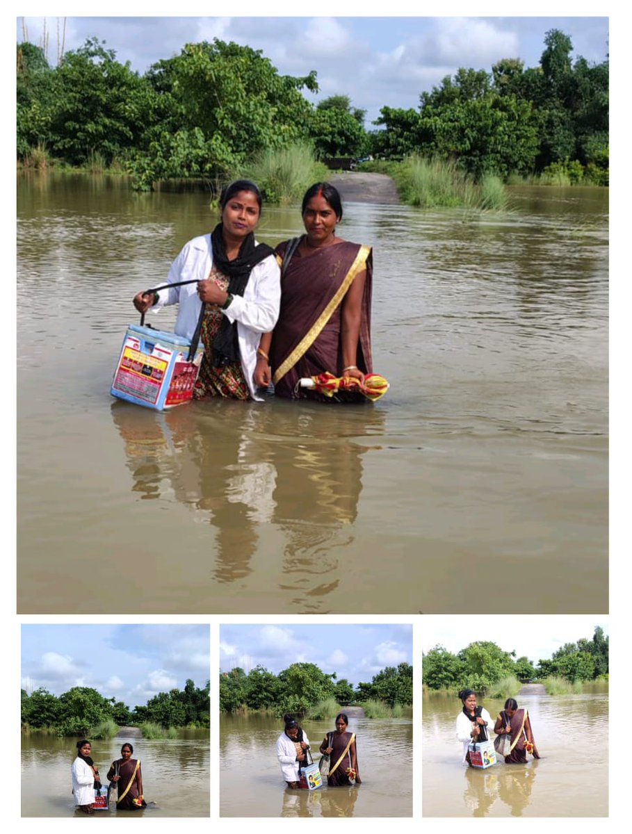 Sanjay Kumar Goyal (@goyal_sanjaymph) on Twitter photo The dedication of the Uttar Pradesh workforce to child immunization is evident, as ANM Priti from the Bahraich district goes out for vaccinations. Salute The dedication of the Uttar Pradesh workforce to child immunization is evident, as ANM Priti from the Bahraich district goes out for vaccinations. Salute