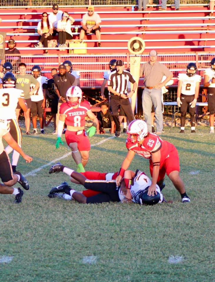 mason_marquez's tweet photo. Ready for an awesome season of Tiger 🐅 Football! 🏈 Turning up the heat for Sophomore year! 🔥💪 #throwback #tpw #oglesby 
📸: @Texas1AFan https://t.co/dGEqB19z7F