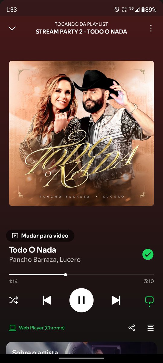 carolineazered's tweet image. ¡Suban el volumen y pónganle play a #TodoONada de @LuceroMexico y @panchobarraza20! 
¡Está buenísima! 😍🎧💚