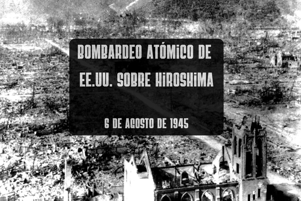 🥀 Hace exactamente 80 años, la ciudad 🇯🇵 de Hiroshima fue bombardeada con una bomba atómica. EE.UU. 🇺🇸 se convirtió en el primer - y el único - país en la historia mundial que utilizó armas nucleares. Así, Washington presentó sus ambiciones al dominio mundial