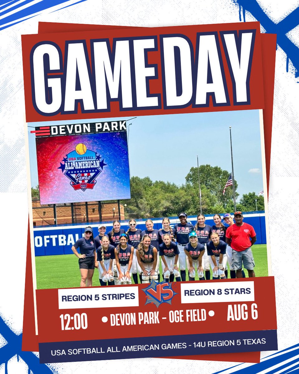 Bracket day <a href="/USASoftball/">USA Softball</a> All American games!!!! Let’s get it Region 5 Stripes.