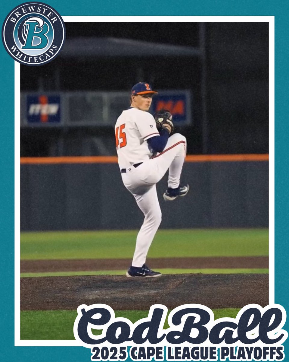CodBall (@codball) on Twitter photo 2025 Cape League Playoffs โพ๏ธ
Zach Bates (<a href="/IlliniBaseball/">Illinois Baseball</a>) tossed 2.2 scoreless innings striking out 4 for the <a href="/BrewsterCaps/">๐๐ซ๐๐ฐ๐ฌ๐ญ๐๐ซ ๐๐ก๐ข๐ญ๐๐๐๐ฉ๐ฌ</a> yesterday 2025 Cape League Playoffs โพ๏ธ
Zach Bates (<a href="/IlliniBaseball/">Illinois Baseball</a>) tossed 2.2 scoreless innings striking out 4 for the <a href="/BrewsterCaps/">๐๐ซ๐๐ฐ๐ฌ๐ญ๐๐ซ ๐๐ก๐ข๐ญ๐๐๐๐ฉ๐ฌ</a> yesterday