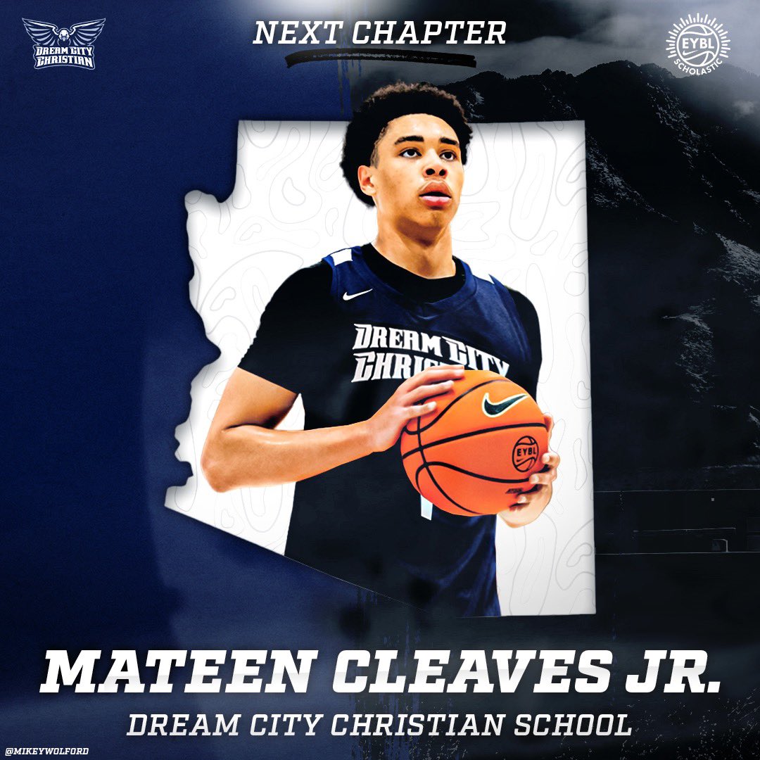 mikeywolford's tweet image. Mateen Cleaves Jr. will be attending Dream City Christian School, beginning with his sophomore season.

Was one of the top 2028 performers on the EYBL circuit, playing up with The Family 16u group.

@Mateen_Cleaves