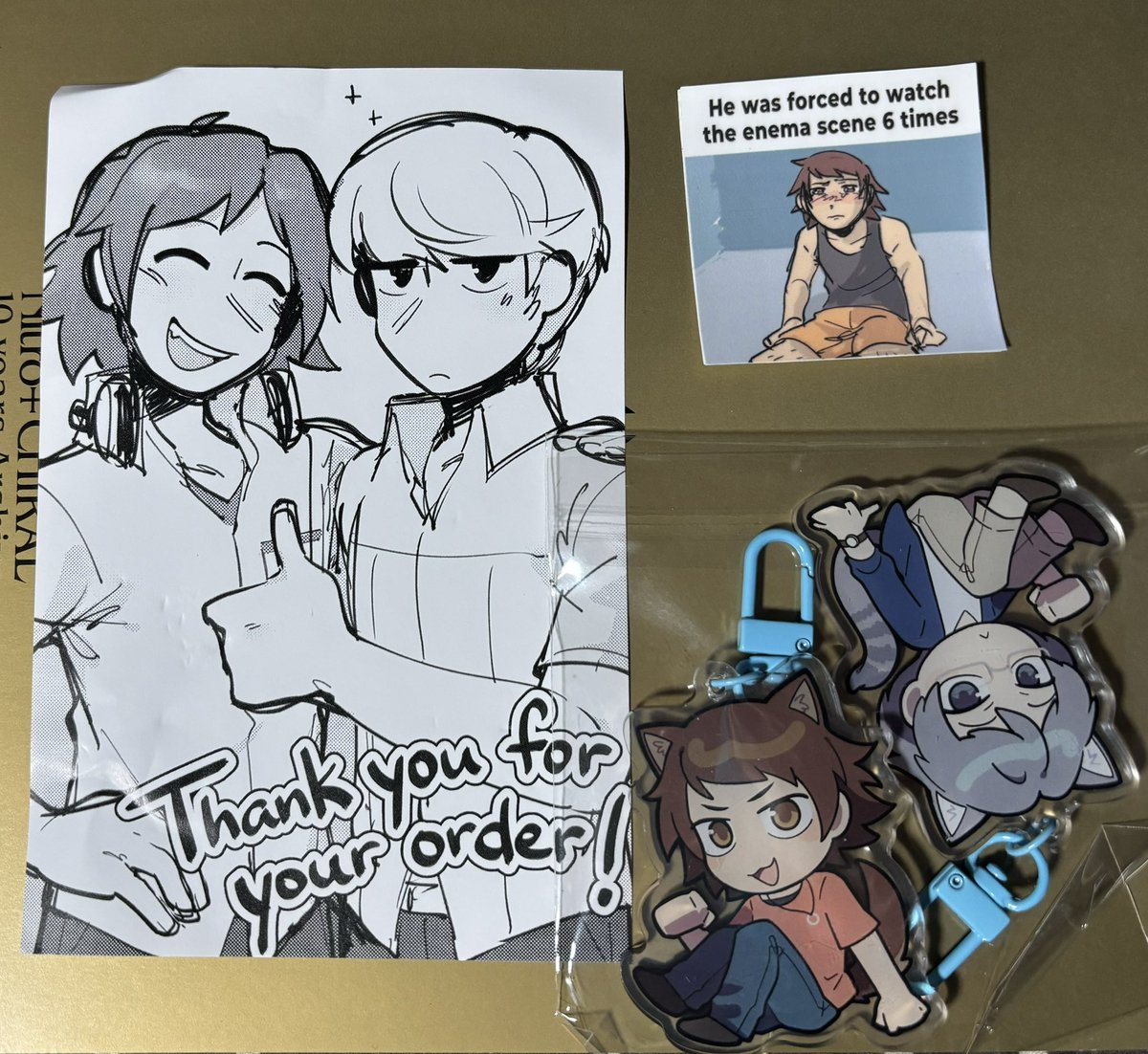 Charl @ Emmrich and Rum Raisin Enthusiast (@firsteraid) on Twitter photo <a href="/spankmaths/">senpi (more active on ππ¦)</a> thank you so much for the stickers/drawing with my order!! I was sooo excited when I found your charms, to hold them is such a delight !! ππ <a href="/spankmaths/">senpi (more active on ππ¦)</a> thank you so much for the stickers/drawing with my order!! I was sooo excited when I found your charms, to hold them is such a delight !! ππ