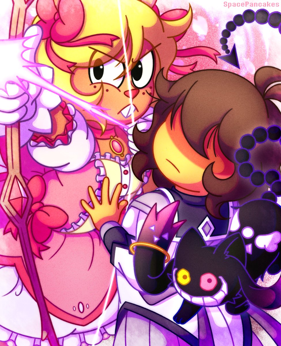 So I've gotten into Madoka Magica recently...

[#Deltarune #Kriselle]